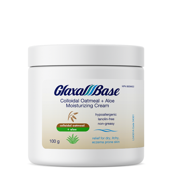 Glaxal Base Colloidal Oatmeal with Aloe Moisturizing Cream 100g